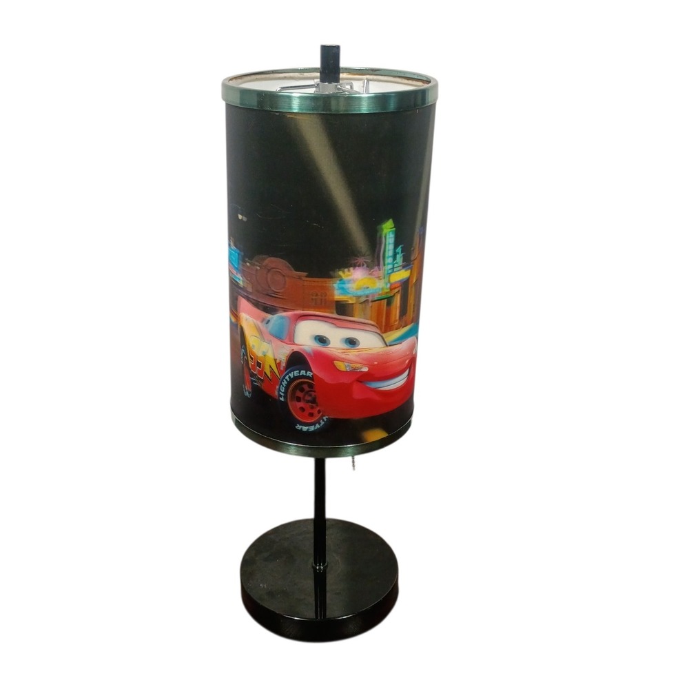 Disney Pixar Cars Holographic Bedroom Lamp Children's 18"‎ Lightning McQueen '08